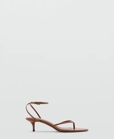 Mango Women's Strappy Heeled Sandals In Multi