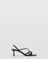 Mango Slingback Sandal In Brown