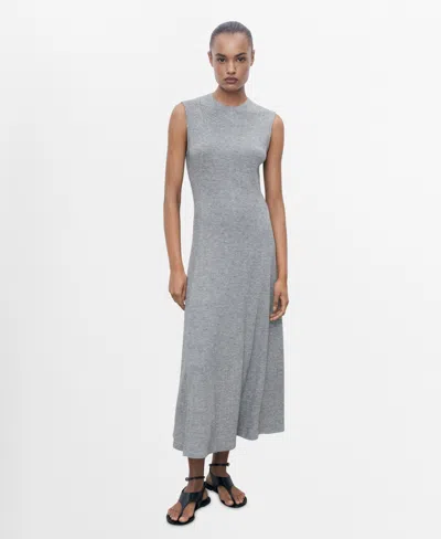 MANGO WOMEN'S STRASS SEAM DRESS