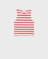 Mango Stripe Knit Crop Tank In Multi