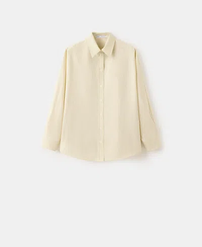 Mango Women's Striped Poplin Shirt In Neutral
