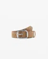 Mango Women's Studs Suede Belt In Sand