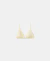 Mango Studded Triangle Bikini Top In Multi