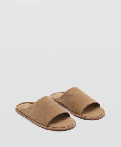 Mango Women's Suede Leather Sandals