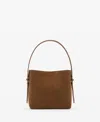 Mango Women's Suede Mini Shopper Bag In Leather