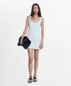 Mango Women's Tailored Short Dress In White