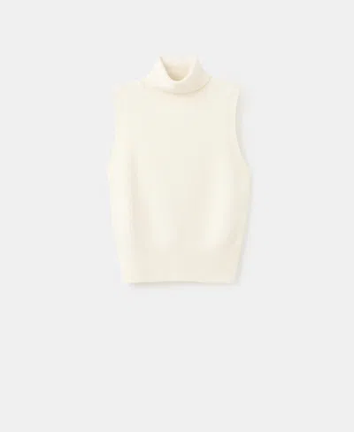 Mango Women's Turtleneck Knit Top In Neutral