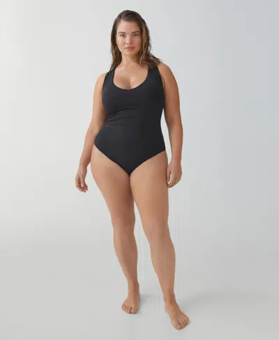 Mango Women's V-neck Swimsuit In Black