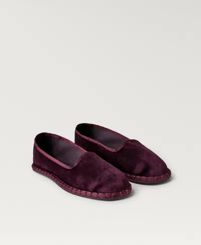 Mango Women's Velour Slippers