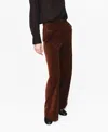 Mango Women's Velvet Suit Pants In Orange