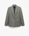 Mango Suit Jacket In Gray