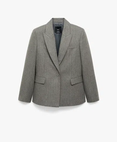 Mango Women's Virgin Wool Suit Jacket