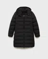 Mango Anorak Black In Black