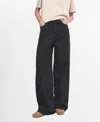 Mango Women's Wide Leg Mid-rise Jeans In Neutral