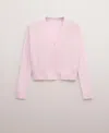 Mango Wool Cardigan In Pink