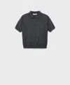 Mango Women's Polo Neck Sweater In Gray