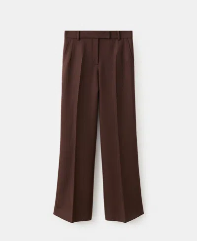 MANGO WOMEN'S WOOL SUIT PANTS