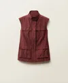 Mango Women's Wrinkled Effect Pockets Vest