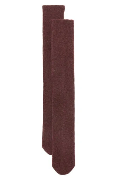 Mango Wool & Cashmere Socks In Blue
