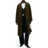 MANGO MANGO WOOL BLEND OVERSIZE LONGLINE COAT