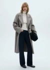Mango Wool Blend Turtleneck Sweater Ecru
