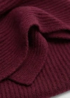 Mango Wool Cashmere Scarf Burgundy
