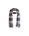 Mango Wool Check Scarf In Multi