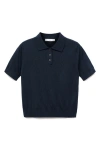 Mango Wool Sweater Polo In Animal Print