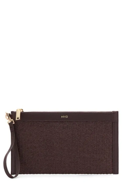 Mango Woven Rattan Clutch