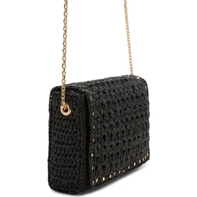 Mango Woven Straw In Black