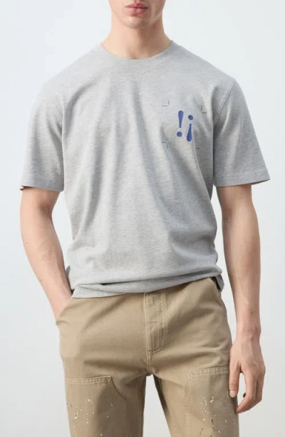 Mango X Fantastic Man ! Graphic T-shirt In Gray