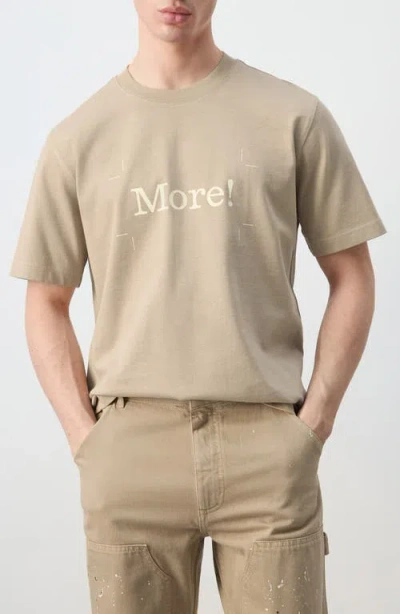 Mango X Fantastic Man More! Graphic T-shirt In Neutral