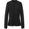 Mango X Kaia Gerber Openwork Cardigan In Black