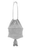 Mango X Supriya Lele Metallic Sack Clutch