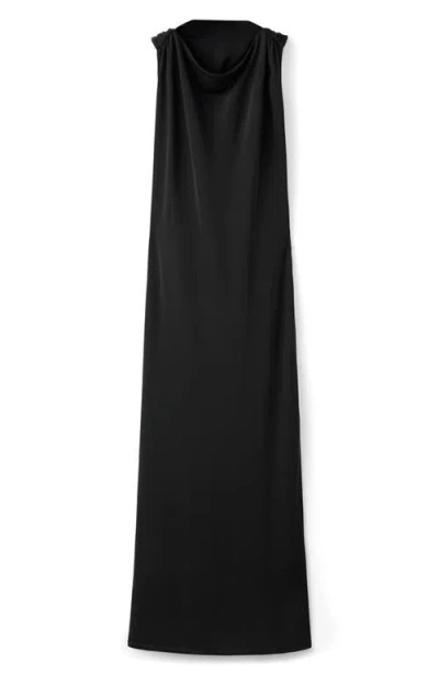 Mango Xjuliete Racerback Maxi Dress In Black