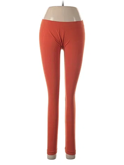 Pre-owned Mango Yoga Pants In Orange