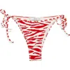 Mango Zebra Bikini Bottoms In Multi