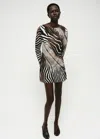 Mango Robe Noir - Femme - 3xl -  In Black