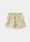 Mango Zebra-printed Shorts In Ecru