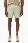 Mango Zip Pocket Swim Trunks In Gray