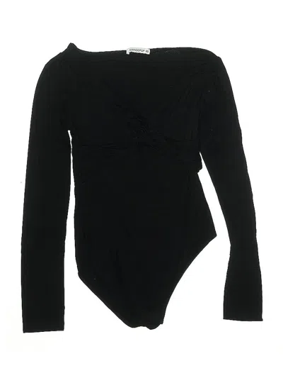 Pre-owned Mangopop Collection Bodysuit In Black