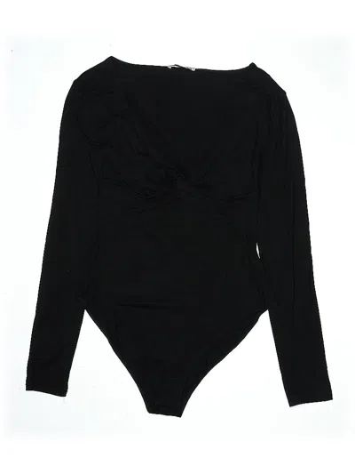 Pre-owned Mangopop Collection Bodysuit In Black