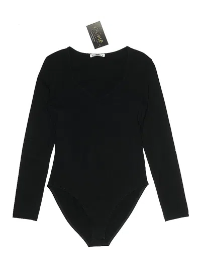 Pre-owned Mangopop Collection Bodysuit In Black