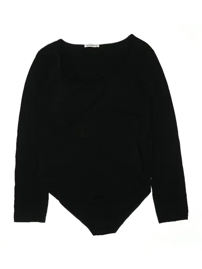 Pre-owned Mangopop Collection Bodysuit In Black