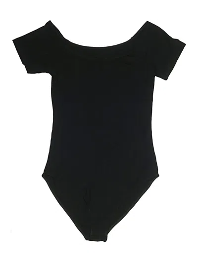 Pre-owned Mangopop Collection Bodysuit In Black
