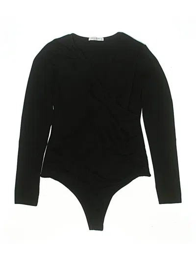 Pre-owned Mangopop Collection Bodysuit In Black