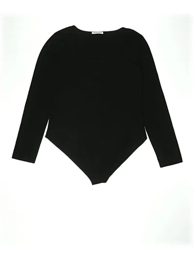 Pre-owned Mangopop Collection Bodysuit In Black