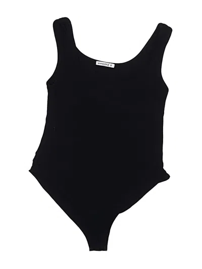 Pre-owned Mangopop Collection Bodysuit In Black