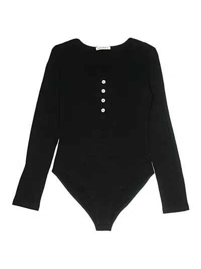 Pre-owned Mangopop Collection Bodysuit In Black