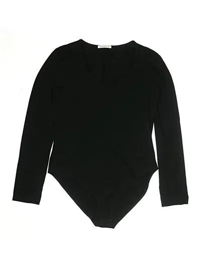 Pre-owned Mangopop Collection Bodysuit In Black